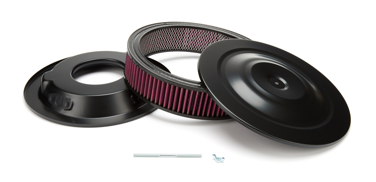 RACING POWER CO-PACKAGED 14in X 3in Performance Air Cleaner Red R2247