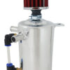 RACING POWER CO-PACKAGED Fabricated Alum Oil Catc h Tank Breather 1.0 Pint R2505