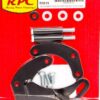 RACING POWER CO-PACKAGED SBC Saginaw Power Steer Bracket Swp Black R3815