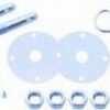 RACING POWER CO-PACKAGED Chrome Steel Hair Pin H ood Set R4051