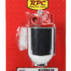 RACING POWER CO-PACKAGED Small Chrome Single Por t Fuel Filter R4297