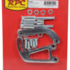 RACING POWER CO-PACKAGED Alum SBC Power Steering Bracket R4302