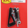 RACING POWER CO-PACKAGED SBC Alternator Bracket Kit LWP Black R4304BK