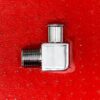RACING POWER CO-PACKAGED 90 Degree Alum Fitting 5/8 x 1/2 Chrome R4530