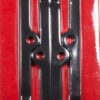 RACING POWER CO-PACKAGED Black SBC Valve Cover Spreader Bars 4-3/4in R4993BK