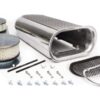 RACING POWER CO-PACKAGED Polished Hilborn Style Dual Quad Scoop R5233