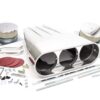 RACING POWER CO-PACKAGED Streetscoop Polished Finned Dual 4 Barrel R5239