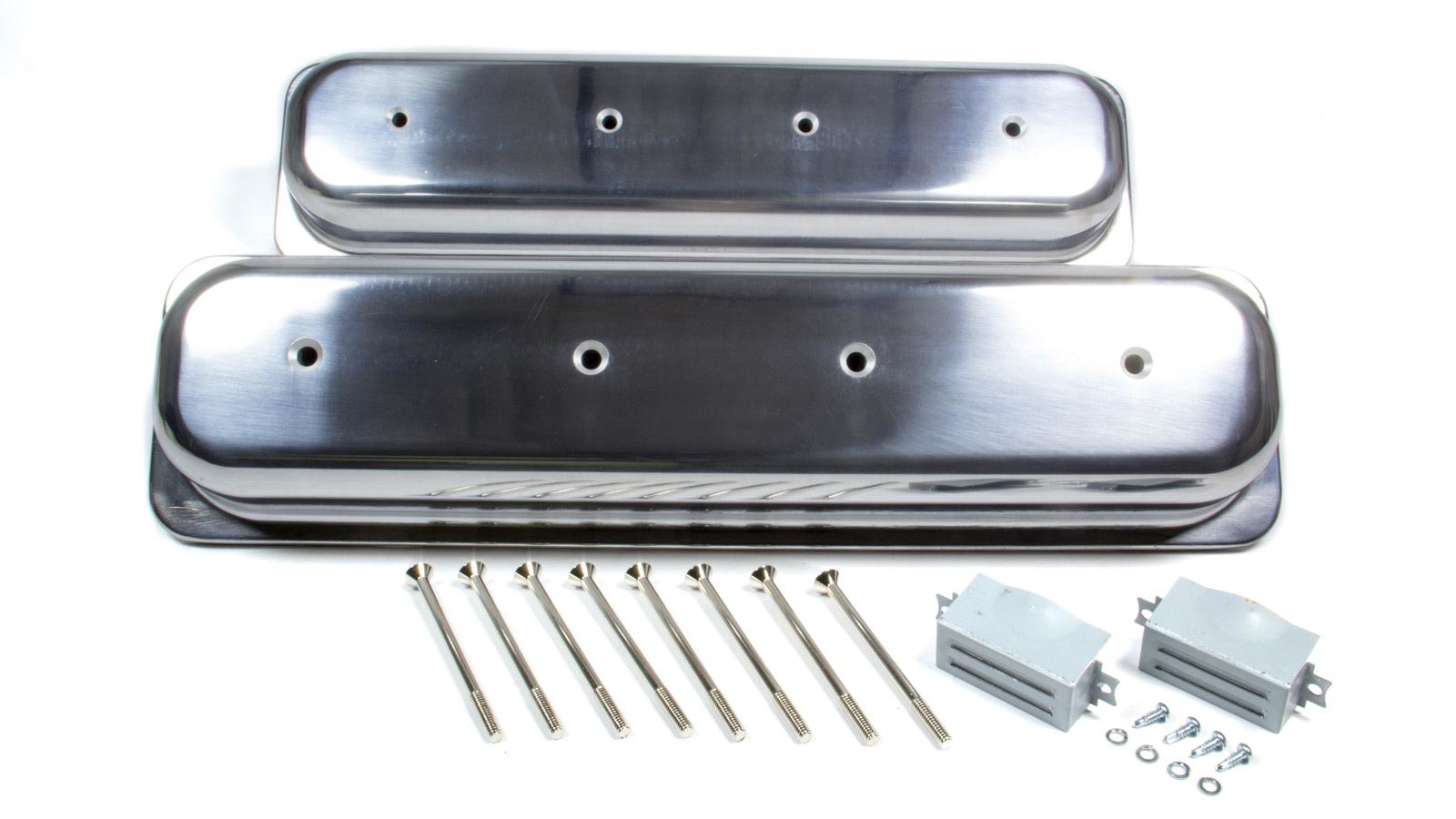 RACING POWER CO-PACKAGED SBC Alum Short Center Bolt V/C Plain Polished R6036