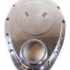 RACING POWER CO-PACKAGED 2-Pc Timing Chain Cover SB Chevy Polished Alum R6043