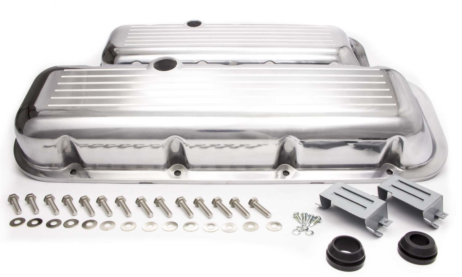 RACING POWER CO-PACKAGED BBC Alum Short V/C Ball Milled Polished R6231