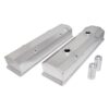 RACING POWER CO-PACKAGED Fabricated SB Chevy Circ le Track Valve Covers Pr R6240