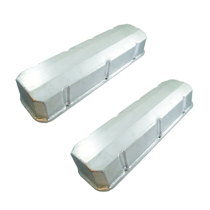 RACING POWER CO-PACKAGED Alum Fabricated BB Chevy Tall Valve Covers R6249