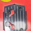 RACING POWER CO-PACKAGED Optima Alum Ball Milled Battery Tray Black R6323BK