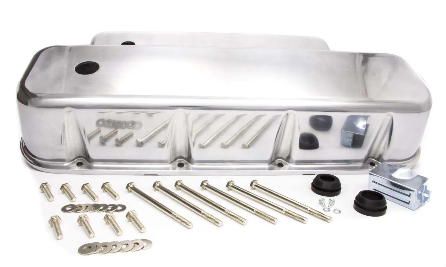 RACING POWER CO-PACKAGED BBC Alum Tall Plain V/C Polished R6330-2
