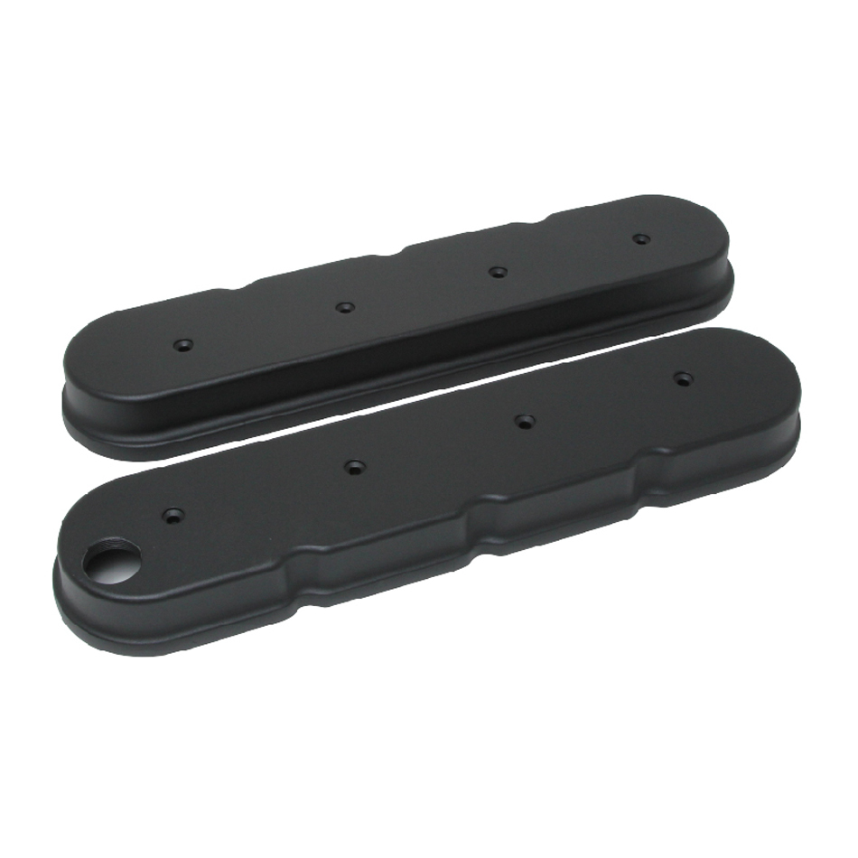 RACING POWER CO-PACKAGED GM LS Engine Valve Cover Aluminum Black R6369BK