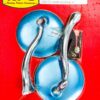RACING POWER CO-PACKAGED Stainless Retro Street Rod Mirrors R6615