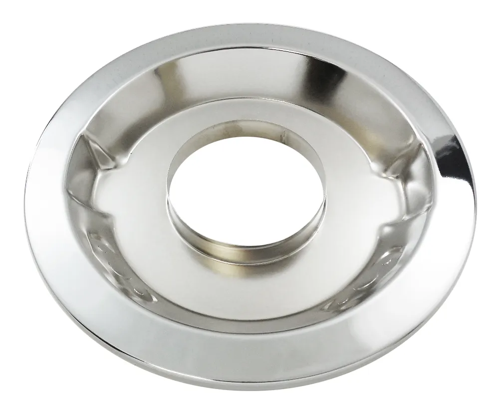 RACING POWER CO-PACKAGED Air Cleaner Base 14In Hi -Lip - Chrome R7195B