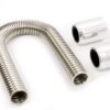 RACING POWER CO-PACKAGED 36in Stainless Hose Kit w/Polished Ends R7307
