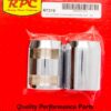 RACING POWER CO-PACKAGED Chrome Radiator Hose End Pair R7319