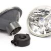 RACING POWER CO-PACKAGED 7in Tri-Bar Headlight w/H4 Bulb R7405