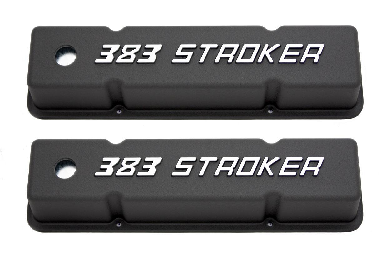 RACING POWER CO-PACKAGED Small Block Chevy Tall Valve Covers 383 Stroker R7617