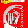 RACING POWER CO-PACKAGED 55-69 SBC Steel Low Mt Alt Bracket Chrome R7758