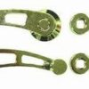 RACING POWER CO-PACKAGED Chrome Alum 4-1/4In Win dow Handle R8408