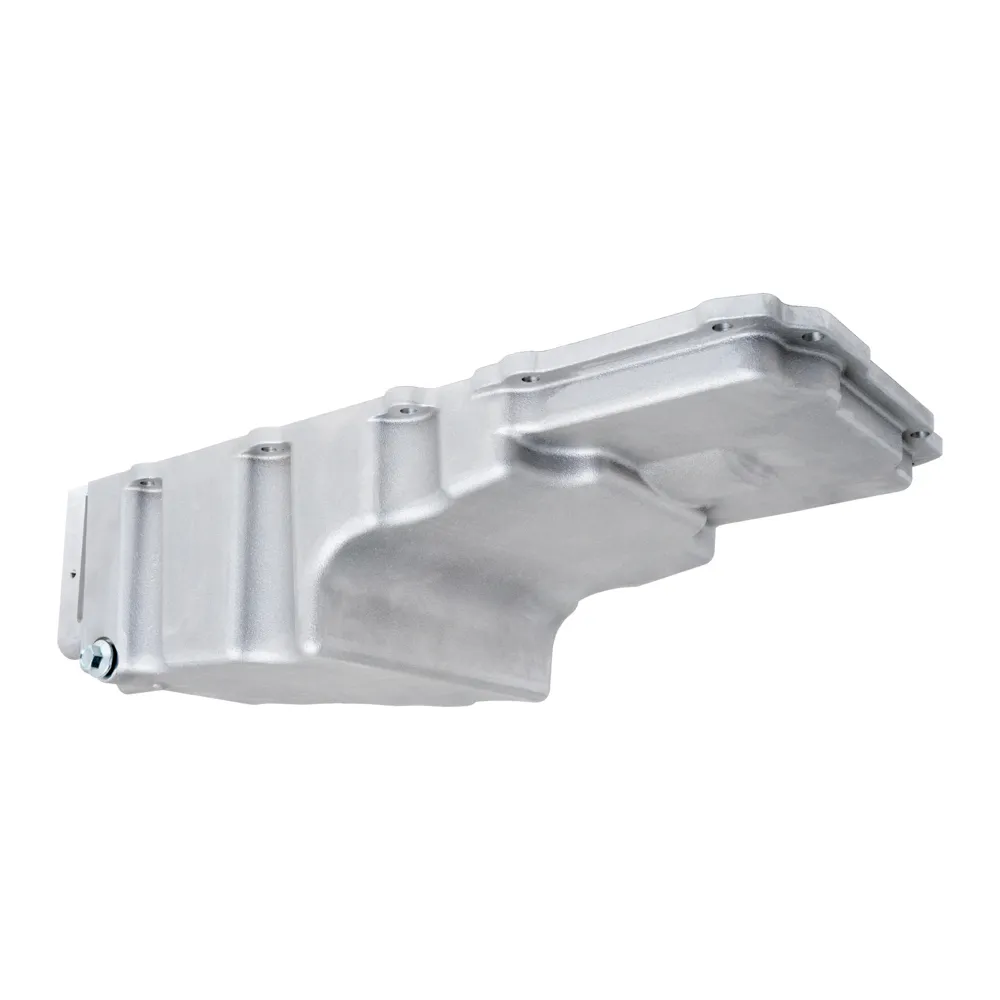 RACING POWER CO-PACKAGED GM LS Engine Aluminum Oil Pan 6 Qt. Satin R8465