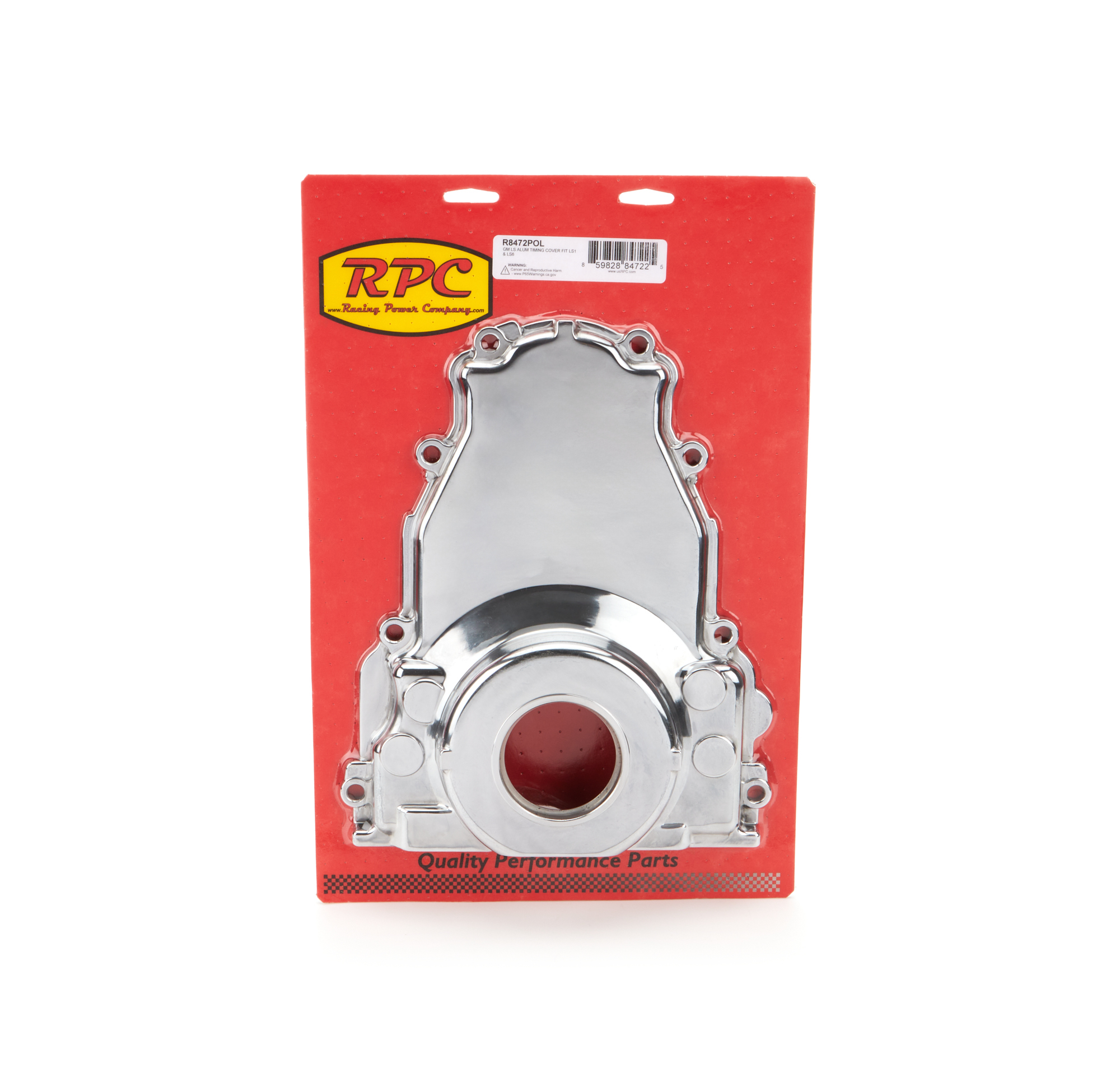 RACING POWER CO-PACKAGED GM LS Engine Aluminum Ti ming Cover Fits LS1/LS6 R8472POL