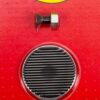 RACING POWER CO-PACKAGED Round Brake Pedal Chrome Steel R8502