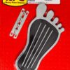 RACING POWER CO-PACKAGED Gas Pedal Barefoot Chrom Steel R8520