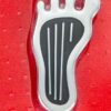RACING POWER CO-PACKAGED Dimmer Pad Barefoot Chrome Steel R8521