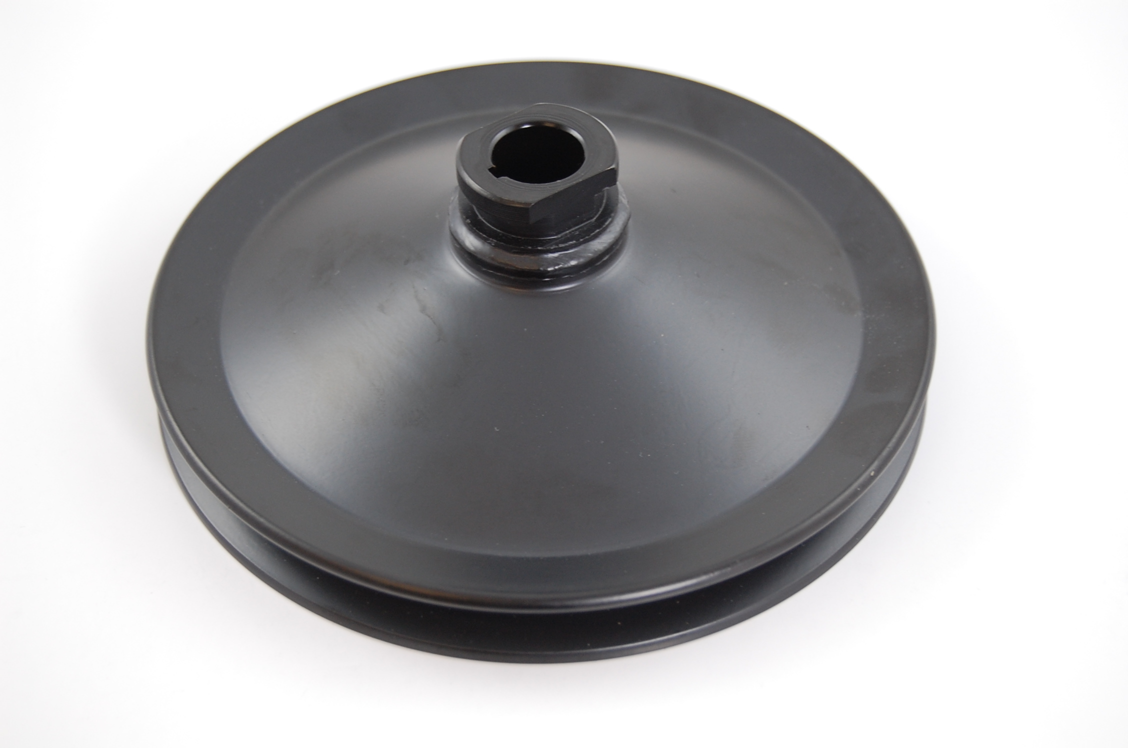 RACING POWER CO-PACKAGED 283/327 GM SB Power Stee ring Pulley Black R8946B