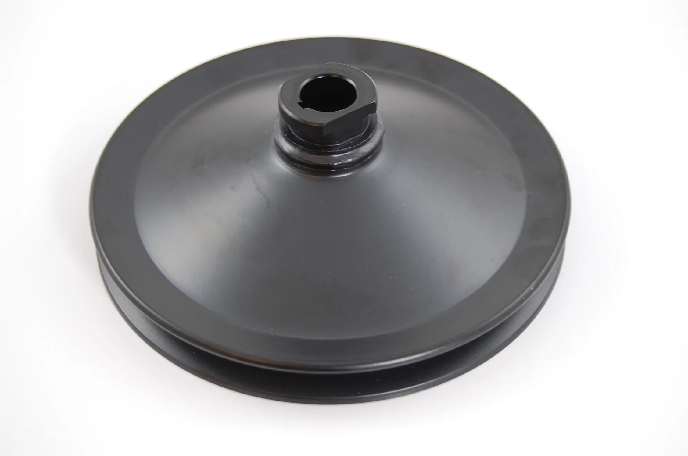 RACING POWER CO-PACKAGED 283/327 GM SB Power Stee ring Pulley Black R8946B