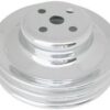 RACING POWER CO-PACKAGED Chrome Ford 289 Water Pump 2V Pulley R8975