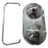 RACING POWER CO-PACKAGED GM Master Brake Cylinder Cover Chrome R9100