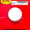 RACING POWER CO-PACKAGED Chrome Push In Breather w/o Shield 3in Tall Each R9308