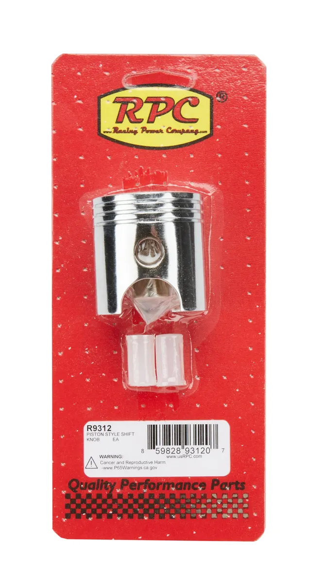 RACING POWER CO-PACKAGED Piston Style Shift Knob R9312