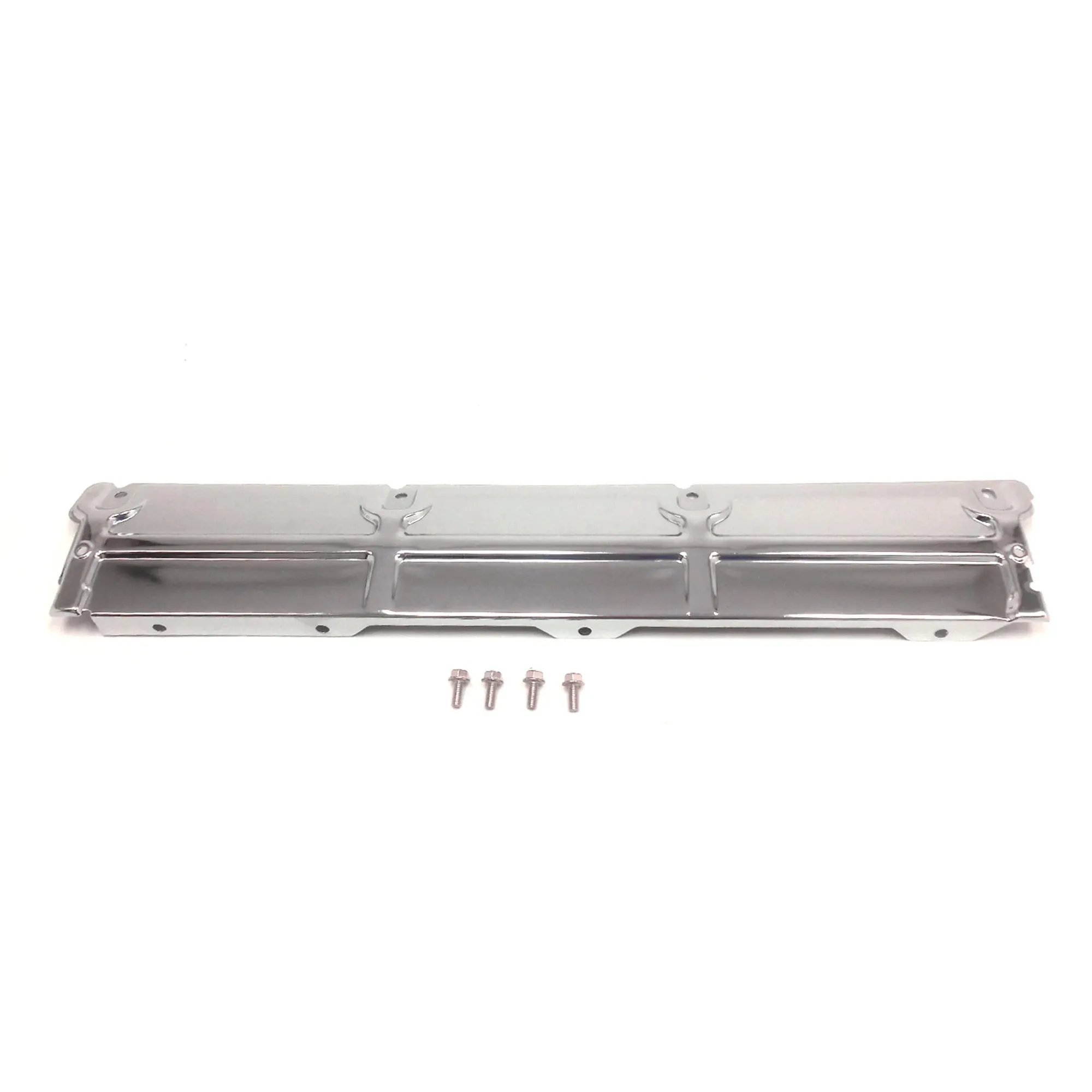 RACING POWER CO-PACKAGED Chevelle Radiator Suppo rt Panel Chrome R9428