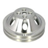 RACING POWER CO-PACKAGED Pol Alum SBC Double Gro ove Pulley R9479POL