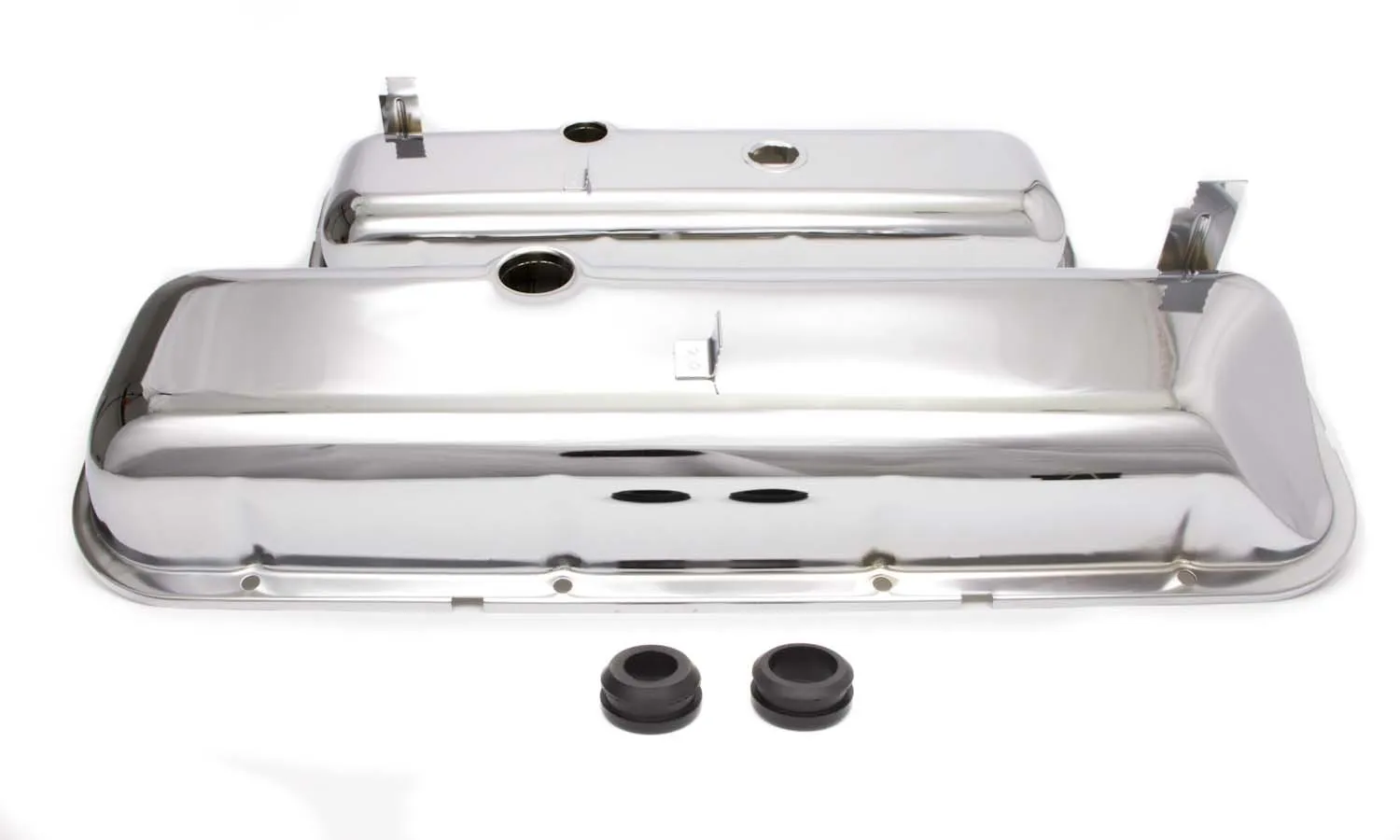 RACING POWER CO-PACKAGED 65-72 BBC Steel Short OEM Style V/C Chrome R9504