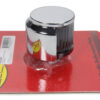 RACING POWER CO-PACKAGED Push In Breather 3in Tall Chrome/Black R9516BK