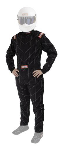 RACEQUIP Suit Chevron Black 3X- Large SFI-1 130908RQP