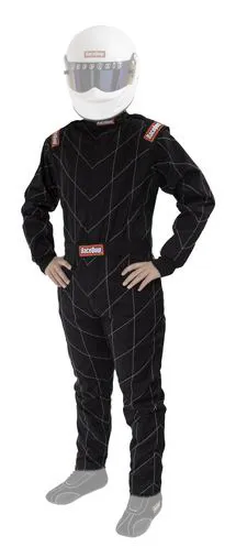 RACEQUIP Suit Chevron Black 3X- Large SFI-1 130908RQP