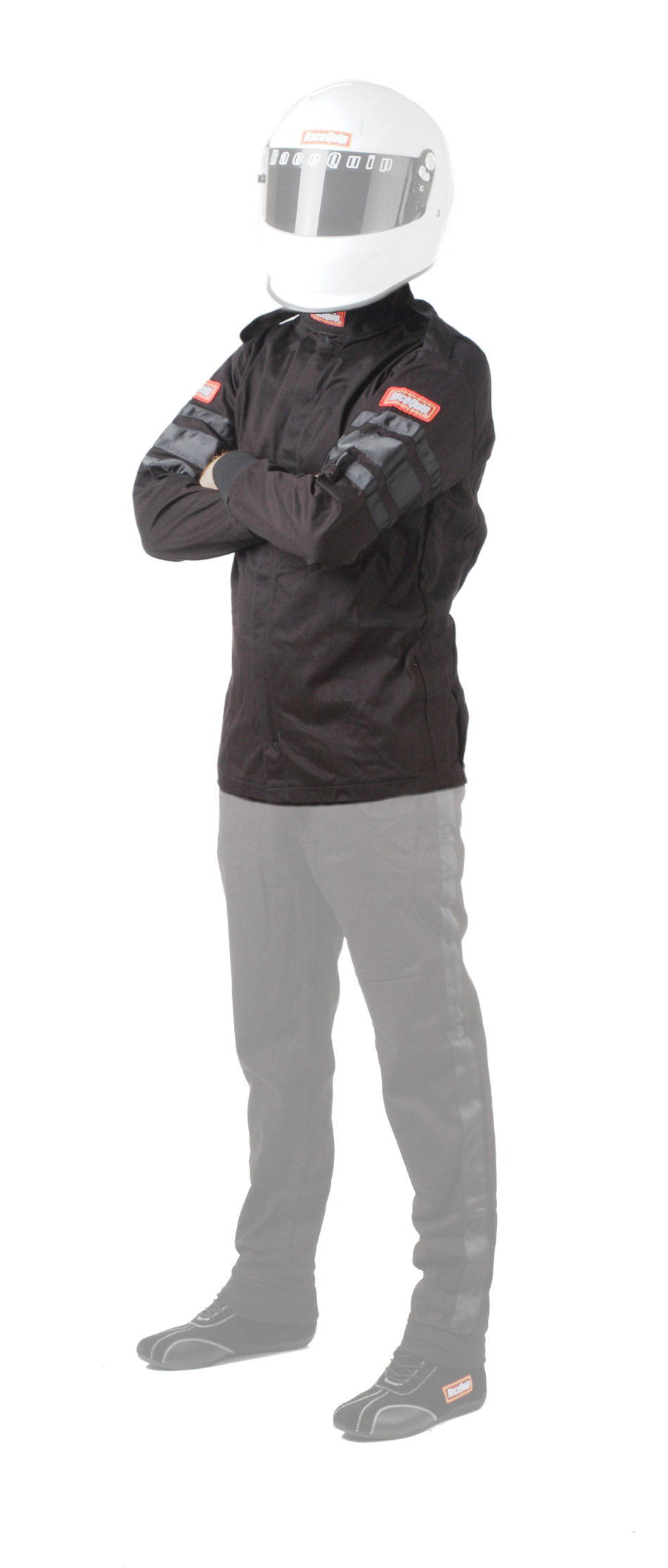 RACEQUIP Black Jacket Kids Single Layer XXL Black Trim 1969997RQP