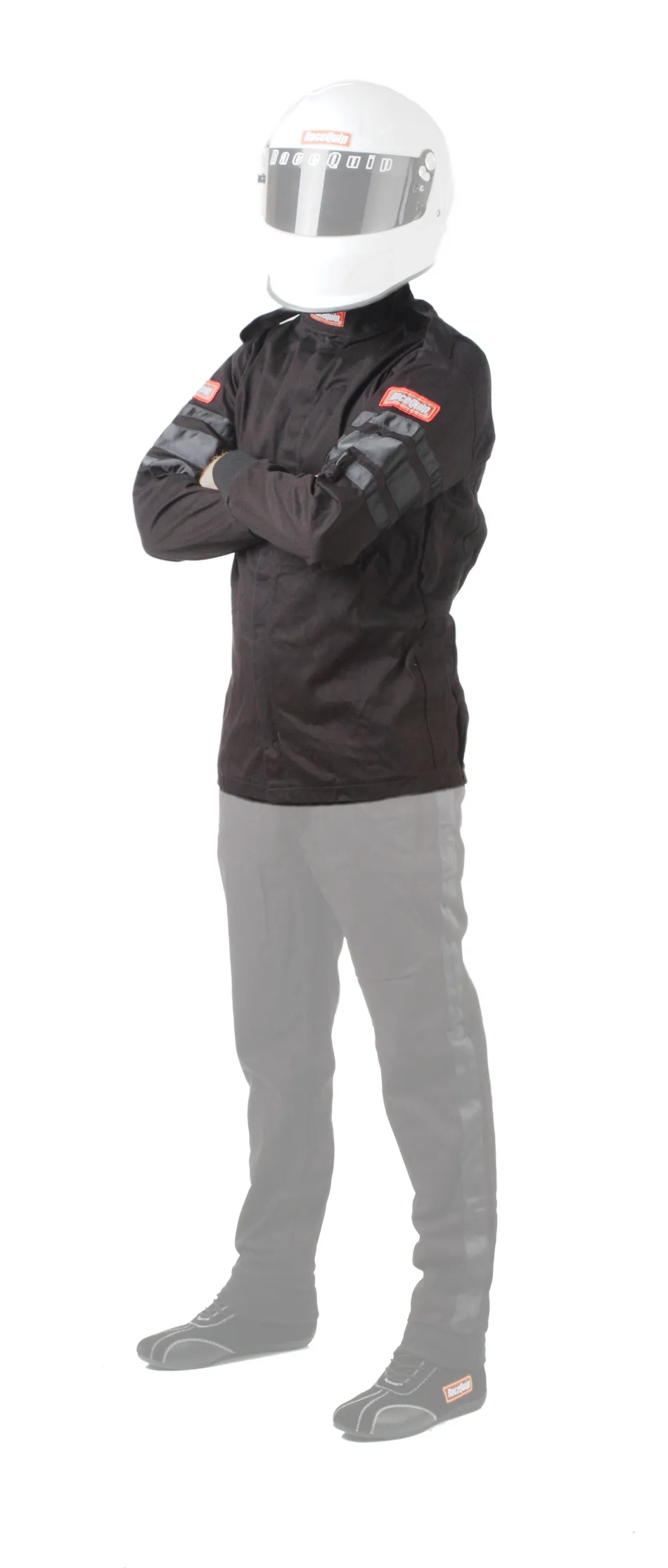 RACEQUIP Black Jacket Kids Single Layer XXL Black Trim 1969997RQP