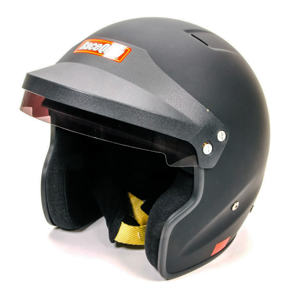 RACEQUIP Helmet Open Face Large Black SA2020 256005RQP