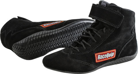 RACEQUIP Shoe Mid-Top Black Size 9 SFI 30300090RQP