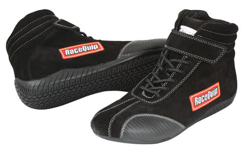 RACEQUIP Shoe Ankletop Black Size 9.5 SFI 30500095RQP