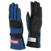 RACEQUIP Gloves Double Layer Large Blue SFI 355025RQP